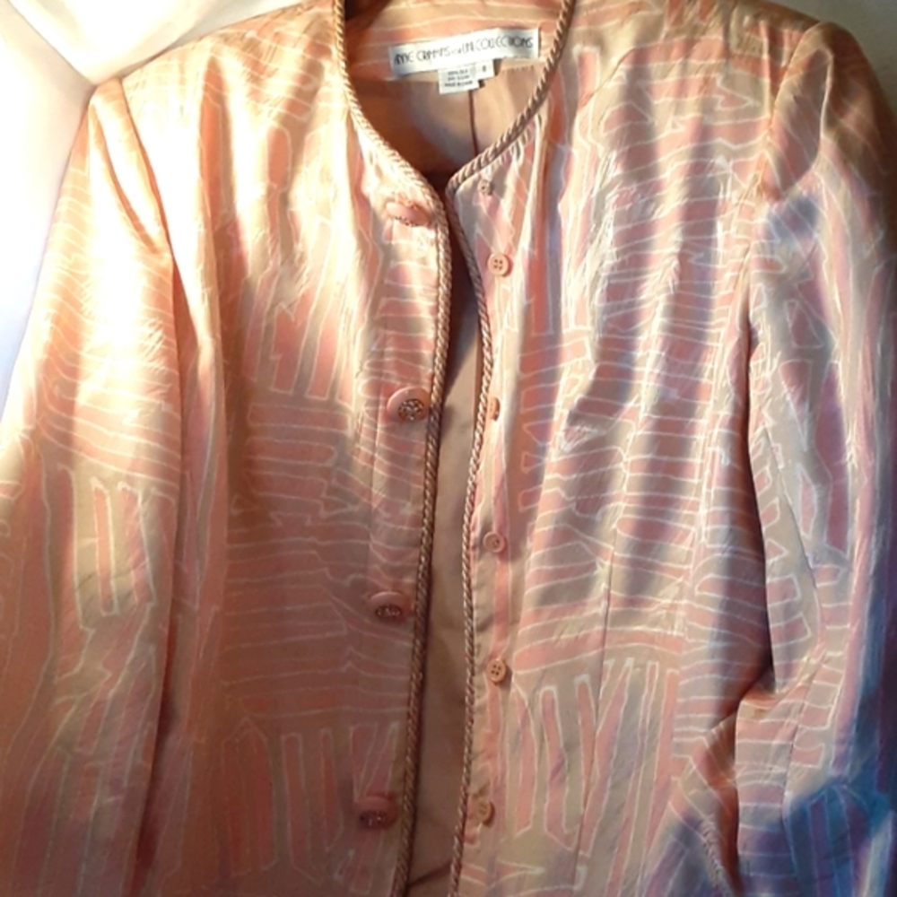 100% Sklk Set Skirt and Blouse/Jacket ANNE CRIMMINS FOR UMI COLLECTIONS